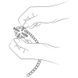 Дополнительное фото Зажимы на соски с цепочкой Bad Kitty Nipple Jewellery серебристые