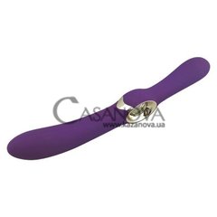 Основне фото Двосторонній вібратор Lealso Entice Angel Love Massager пурпурний 32 см