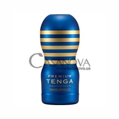 Основне фото Мастурбатор Tenga Premium Original Vacuum Cup синій