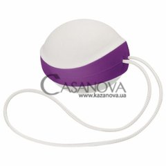 Основне фото Вагінальна кулька Amor Gym Ball Single біло-фіолетова