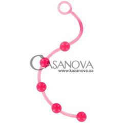 Основне фото Анальні кульки Jelly Pleasure Beads рожеві