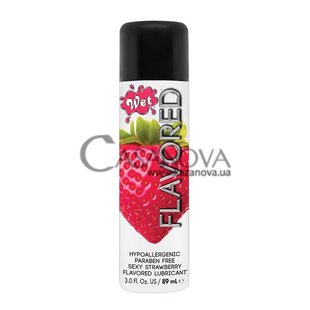 Основне фото Оральний лубрикант Wet Flavored Sexy Strawberry полуниця 89 мл