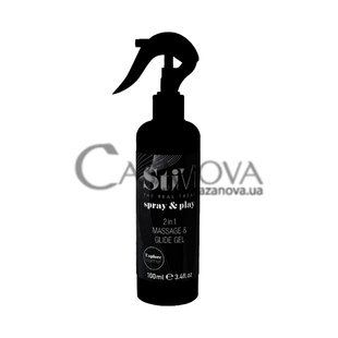 Основное фото Средство для секса и массажа Hot StiVi Spray-And-Play 2in1 Massage and Glide Gel 100 мл