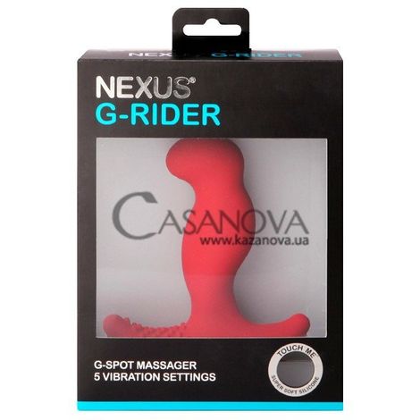 Основне фото Масажер простати з вібрацією Nexus G-Rider червоний
