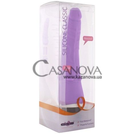 Основное фото Вибратор Silicone Classic фиолетовый 20,5 см