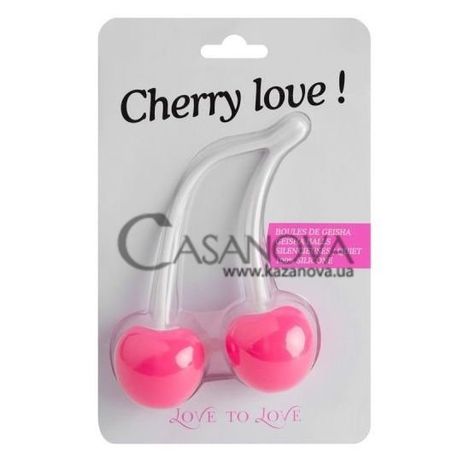 Основне фото Вагінальні кульки Cherry Love біло-рожеві