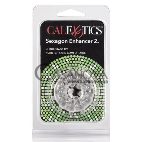 Основное фото Эрекционное кольцо Sexagon Enhancer 2 прозрачное 4 см