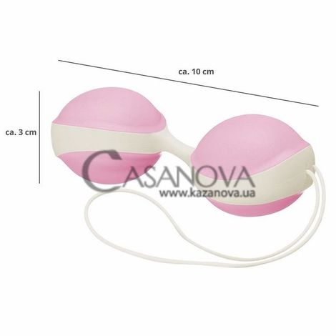 Основное фото Вагинальные шарики GymBalls Duo розово-белые