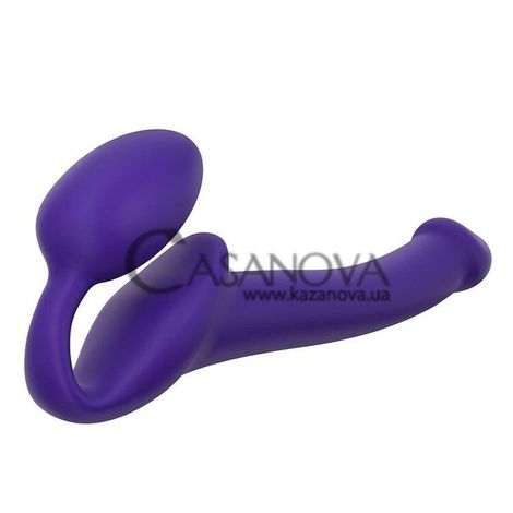 Основное фото Безремневой страпон Strap-On-Me Violet S фиолетовый 15,5 см