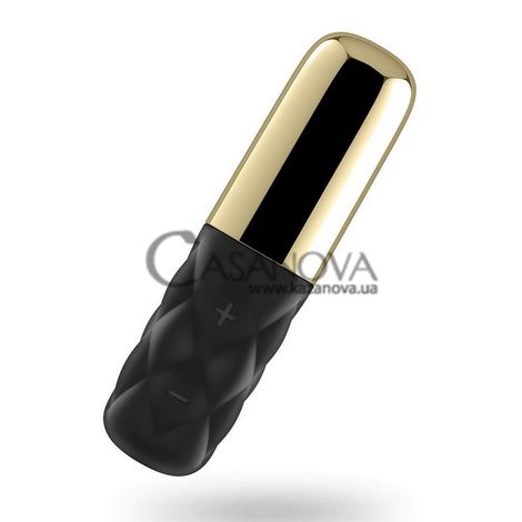 Основное фото Клиторальный вибратор Satisfyer Sparkling Darling Gold золотисто-чёрный 11,4 см