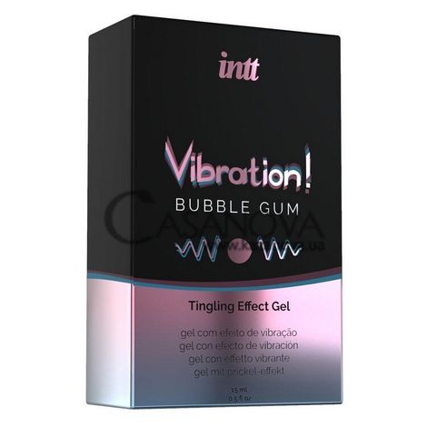 Основное фото Жидкий вибратор Intt Vibration! Bubble Gum жевательная резинка 15 мл