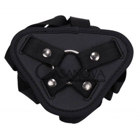 Основное фото Трусики для страпона sLash BDSM Strap-On Silicone Ring чёрные