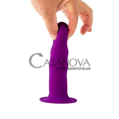 Основне фото Фалоімітатор Solid Love Premium Silicone Dildo фіолетовий 18 см
