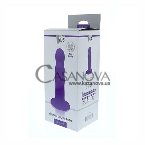 Основне фото Фалоімітатор Solid Love Premium Silicone Dildo фіолетовий 18 см