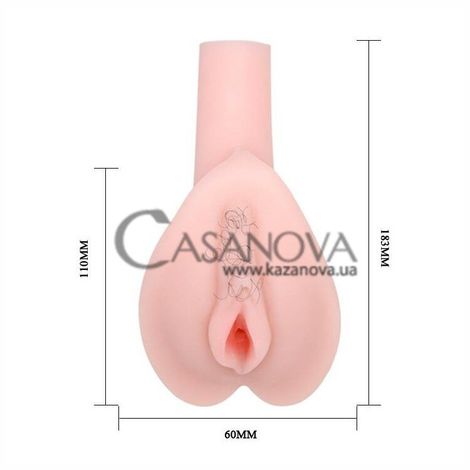 Основное фото Искусственная вагина с вибрацией 6603BM0004 телесная