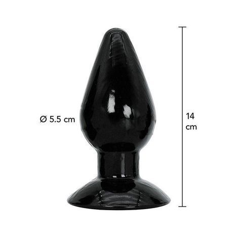 Основное фото Анальная пробка для фистинга Hidden Desire Extreme Buttplug Large чёрная 14 см