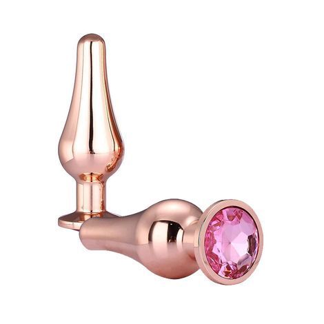 Основне фото Анальна пробка Gold Pleasure Plug M рожеве золото 11 см