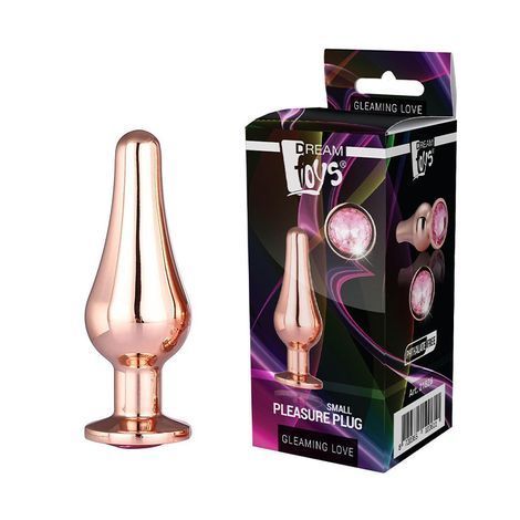 Основне фото Анальна пробка Gold Pleasure Plug M рожеве золото 11 см
