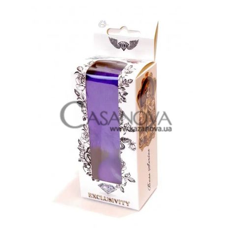Основное фото Анальная пробка с хвостиком Jewellery фиолетовая 6,5 см