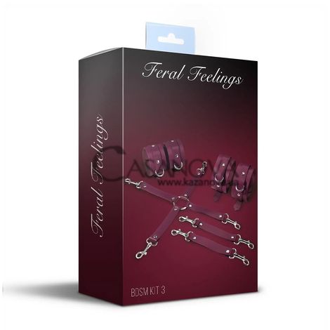 Основное фото Набор Feral Feelings BDSM Kit 3 бордовый