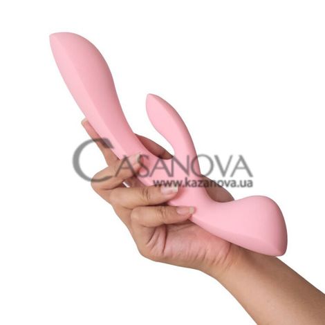 Основне фото Rabbit-вібратор Satisfyer Triple Oh рожевий 24 см