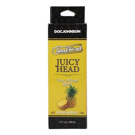 Основне фото Спрей для глибокого орального сексу "Ананас" Doc Johnson Good Head Juicy Head Dry Mouth Spray Pineapple 59 мл