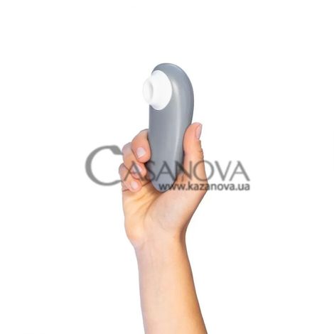 Основное фото Вакуумный клиторальный стимулятор Womanizer Starlet 3 серый 11,7 см