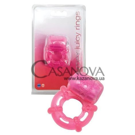 Основне фото Віброкільце Climax Juicy Rings рожеве