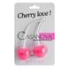 Дополнительное фото Вагинальные шарики Cherry Love бело-розовые
