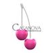 Додаткове фото Вагінальні кульки Cherry Love біло-рожеві
