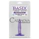 Дополнительное фото Анальная пробка Basix Rubber Works Mini Butt Plug фиолетовая 10,8 см