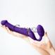 Додаткове фото Безремінний страпон з вібрацією Strap-On-Me Vibrating Bendable Strap-On L фіолетовий 15,8 см