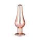 Додаткове фото Анальна пробка Gold Pleasure Plug M рожеве золото 11 см
