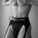 Додаткове фото Труси для страпону з підв'язками для панчох Strap-On-Me Rebel Harness XL чорні