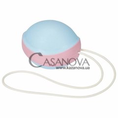 Основне фото Вагінальна кулька Amor Gym Ball Single блакитний з рожевим