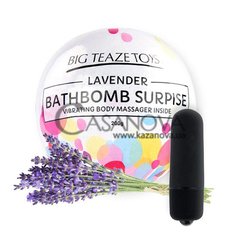 Основное фото Бомбочка для ванной Big Teaze Toys Bath Bomb Surprise с вибропулей внутри и ароматом лаванды фиолетовая