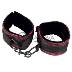 Основное фото Мягкие наручники Scandal Universal Cuffs чёрно-красные
