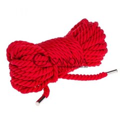 Основное фото Верёвка для бондажа Premium Silky красная 10 м