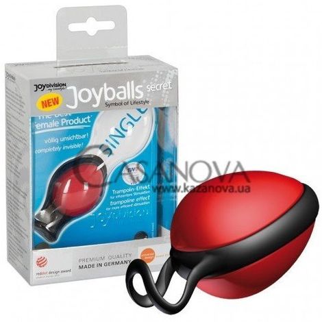 Основное фото Вагинальный шарик Joyballs Secret Single красный