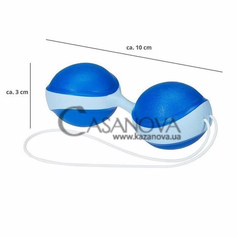 Основное фото Вагинальные шарики GymBalls Duo сине-голубые