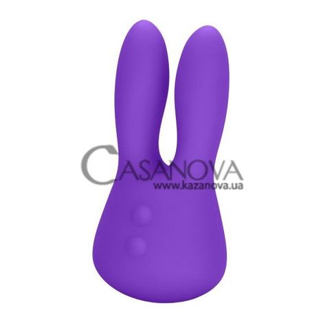 Основне фото Вібратор для клітора Silicone Marvelous Bunny фіолетовий 9,5 см