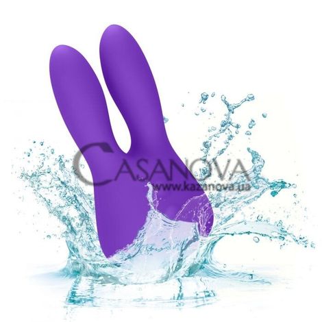 Основное фото Вибратор для клитора Silicone Marvelous Bunny фиолетовый 9,5 см