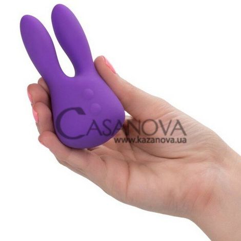 Основне фото Вібратор для клітора Silicone Marvelous Bunny фіолетовий 9,5 см