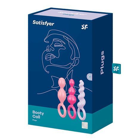 Основне фото Набір анальних пробок Satisfyer Plugs Booty Call різнокольоровий