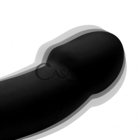 Основное фото Безремневой страпон с вибрацией Strap U Tri-Volver чёрный 21,5 см