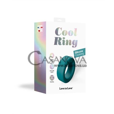 Основное фото Эрекционное кольцо Love To Love Cool Ring зелёное