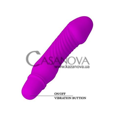 Основне фото Вібратор для точки G Pretty Love Stev пурпурний 13,5 см