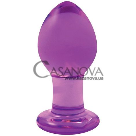 Основное фото Анальная пробка Crystal Premium Glass Medium фиолетовая 8 см