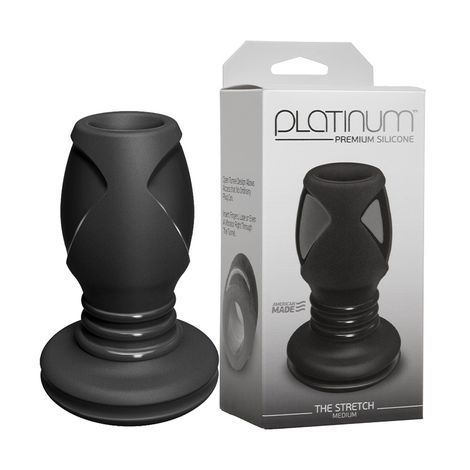 Основное фото Анальный тоннель Platinum The Stretch Medium чёрный 10,6 см
