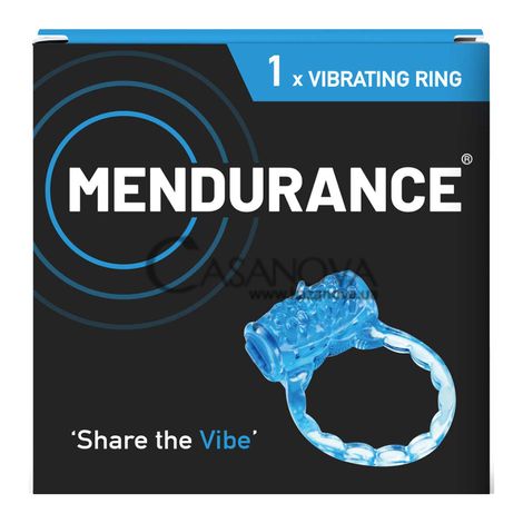 Основне фото Ерекційне віброкільце Mendurance Vibrating Ring блакитне
